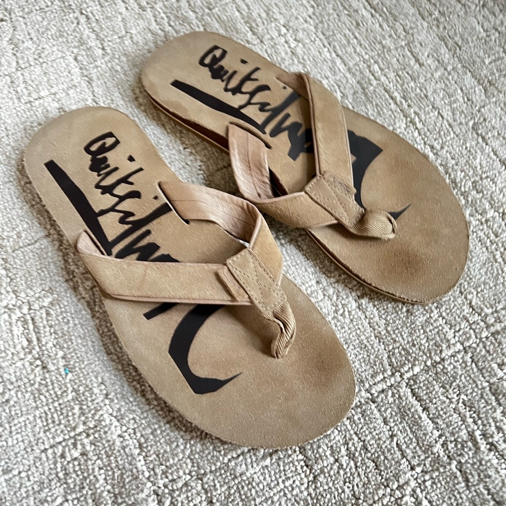 Quick silver flip flops